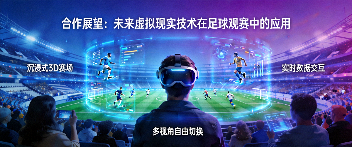 合作展望：未来虚拟现实技术在足球观赛中的应用概念图