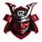 G2战队标志，武士面具图案