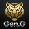 Gen.G战队标志，金色虎头图案