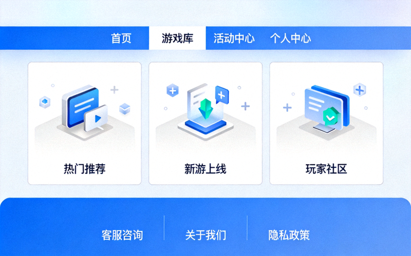 爱游戏官方平台入口页面改版后的界面布局展示，导航清晰、信息分区明确