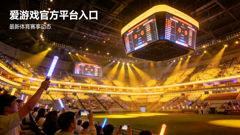爱游戏官方平台入口新闻动态页面配图，体育场馆内观众席灯光璀璨